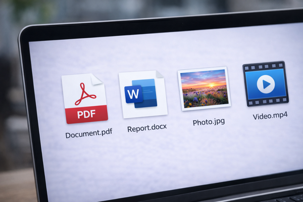Various supported file types